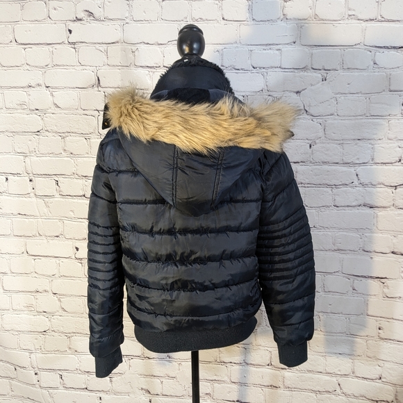Snobbish Navy Blue puffer jacket - Picture 3 of 8